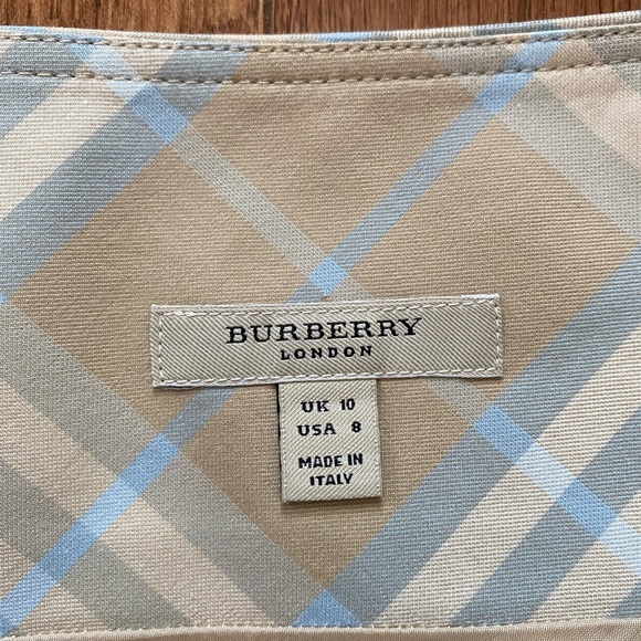 NWOT authentic burberry london nova check below the knee skirt midi - Picture 7 of 7